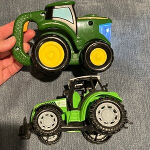 John Deere Flashlight 🔦 Toy Tractor Set